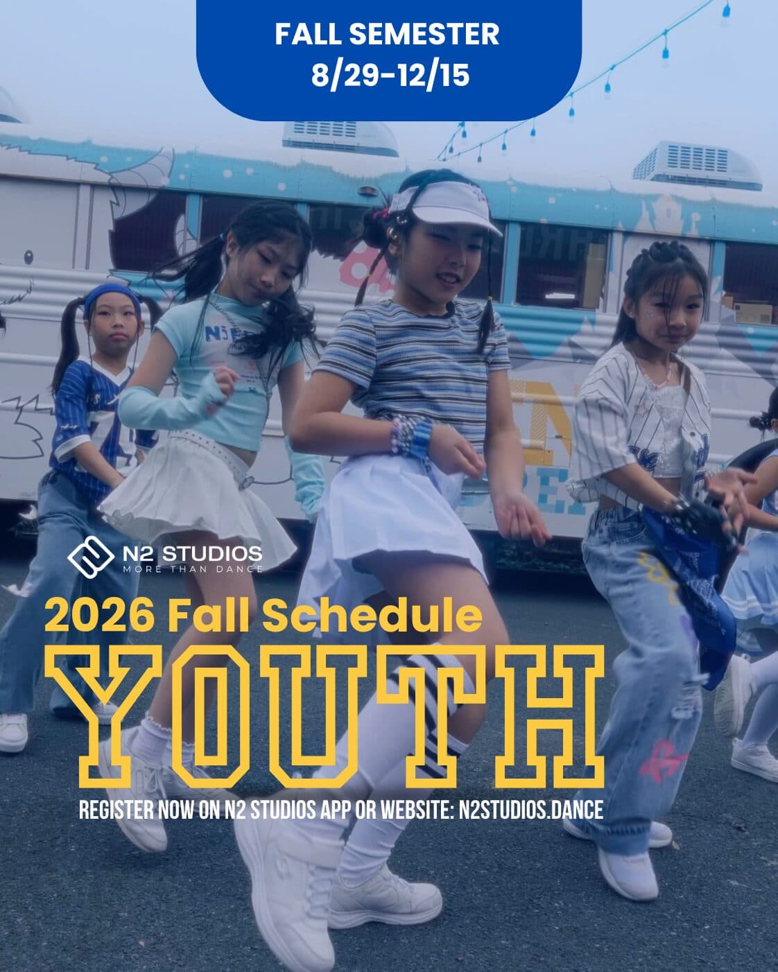N2 Fall 2026 youth program schedule and registration announcement