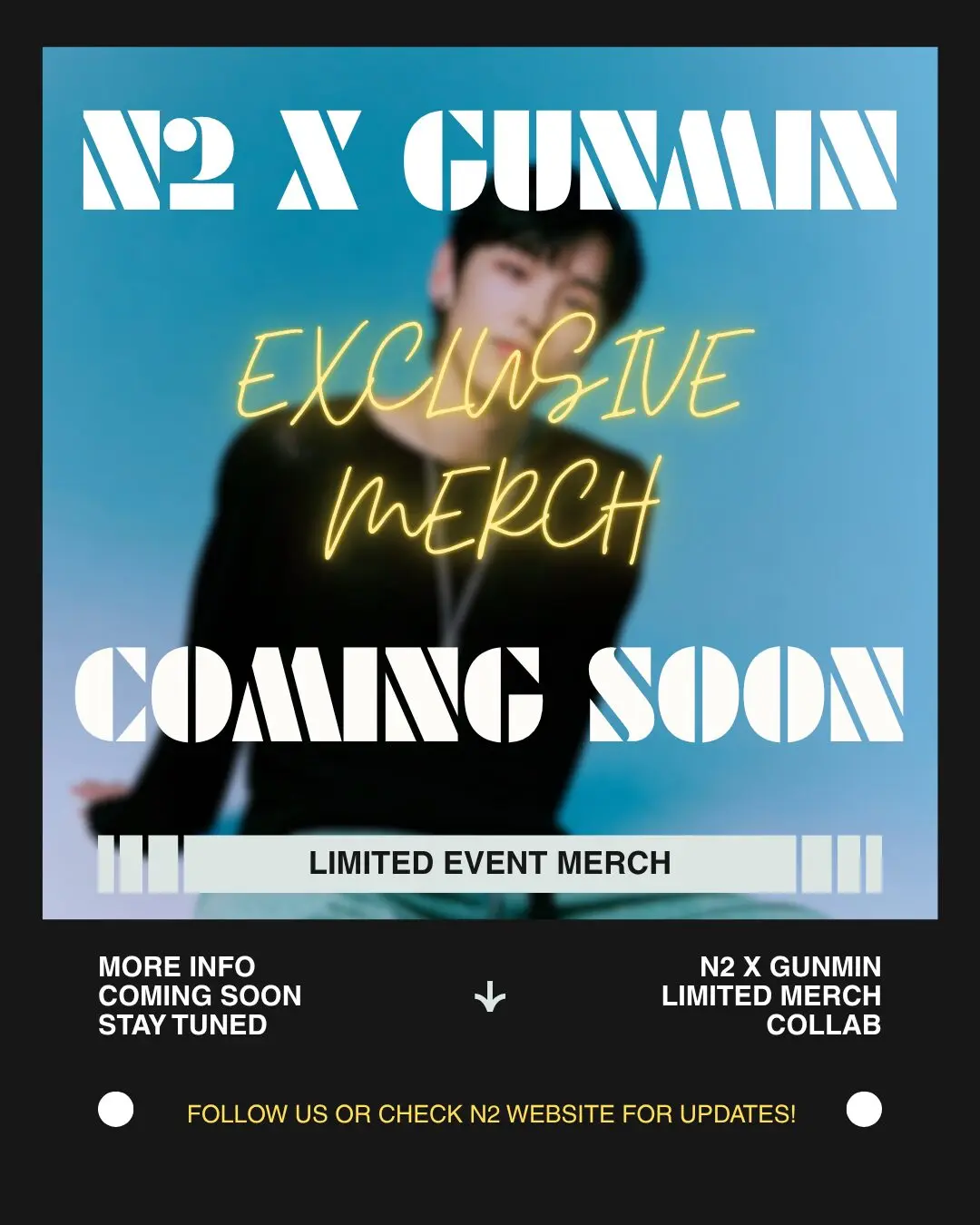 N2 and Gunmin limited event merchandise collaboration announcement