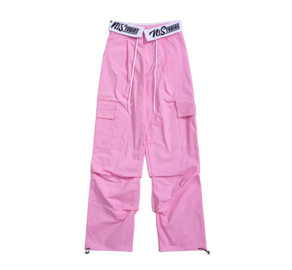 Pink Cargo Pants — product view 1